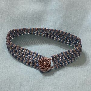 Handcrafted Beaded Kumihimo Bracelet